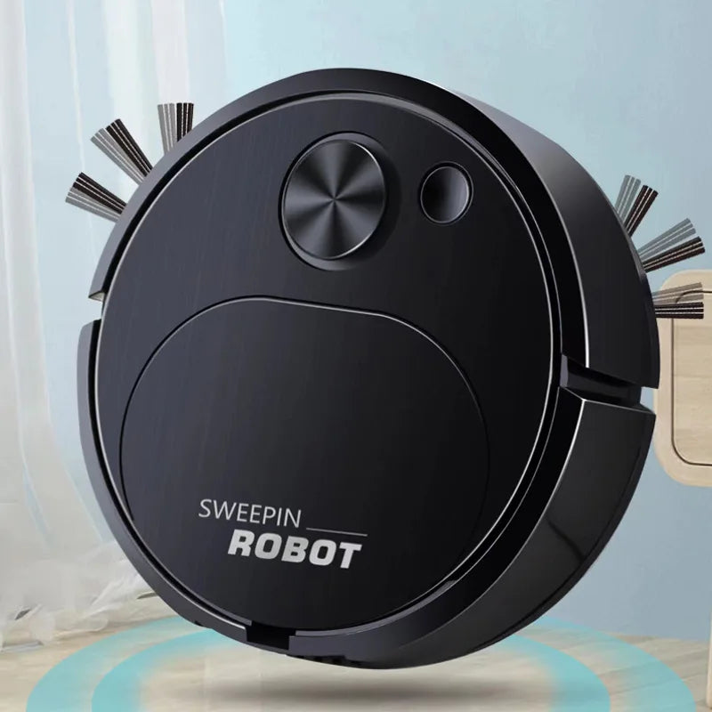Robô Aspirador Inteligente Automático Com Vassoura e Pano